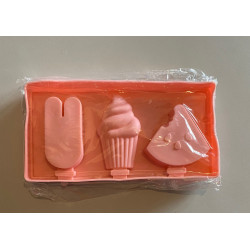 Icecream - Popcake silicone mold 2  - 5 different designs