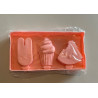 Icecream - Popcake silicone mold 2  - 5 different designs