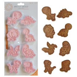 Dinosaurs 2 cutter and embossing set of 8
