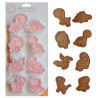 Dinosaurs 2 cutter and embossing set of 8