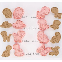 Dinosaurs 2 cutter and embossing set of 8
