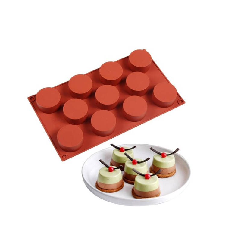 11-cavity muffin silicone  mold