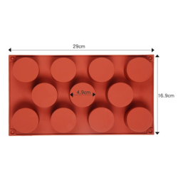 11-cavity muffin silicone  mold
