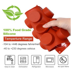 15-cavity muffin silicone mold