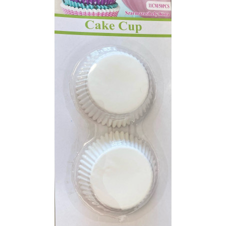 Fehér muffin papír / kapszli (50db/csomag)