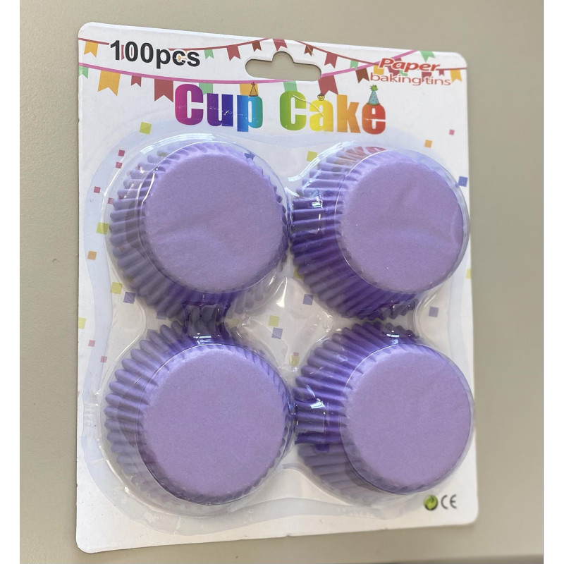 Pasztel lila muffin papír / kapszli (100db/csomag)