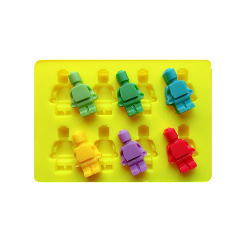 Lego figurák szilikon 8 részes