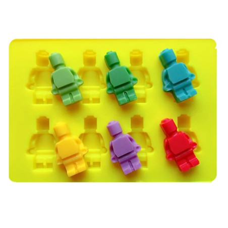 Lego figurák szilikon 8 részes