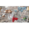 Hearts Cake Topper set of 4