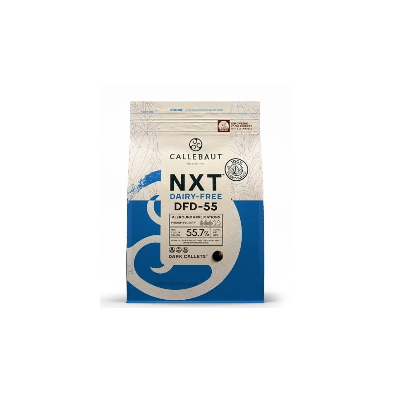 Callebaut NXT Vegan chocolate 55,7% 1kg