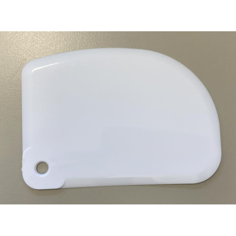 Icing smoother half-round rectangle-shape 12x8,5 cm