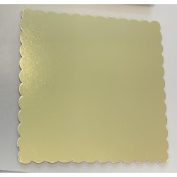 Cake Card with wavy edges 32x32cm