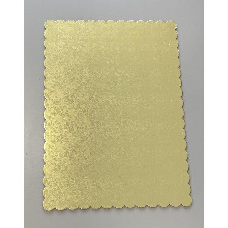 Cake Card with wavy edges 30x40cm