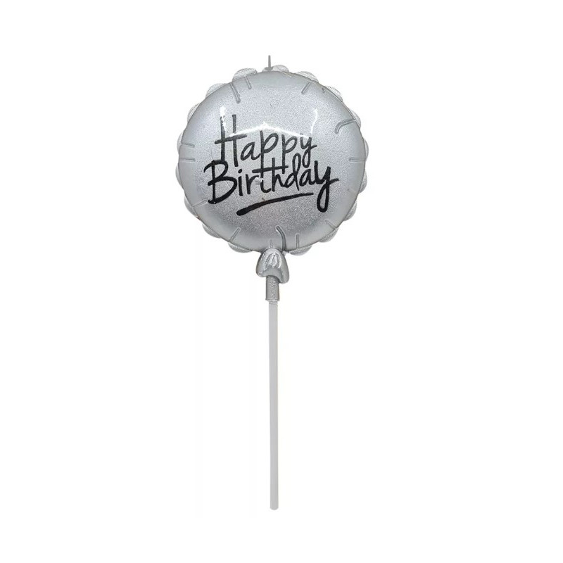 Silver Circle Balloon-shape Candle