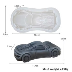 Sportautó 3D szilikon forma