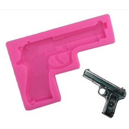 3D pistol / hand gun silicone mold