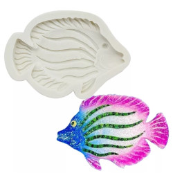 Tropical fish silicone mold