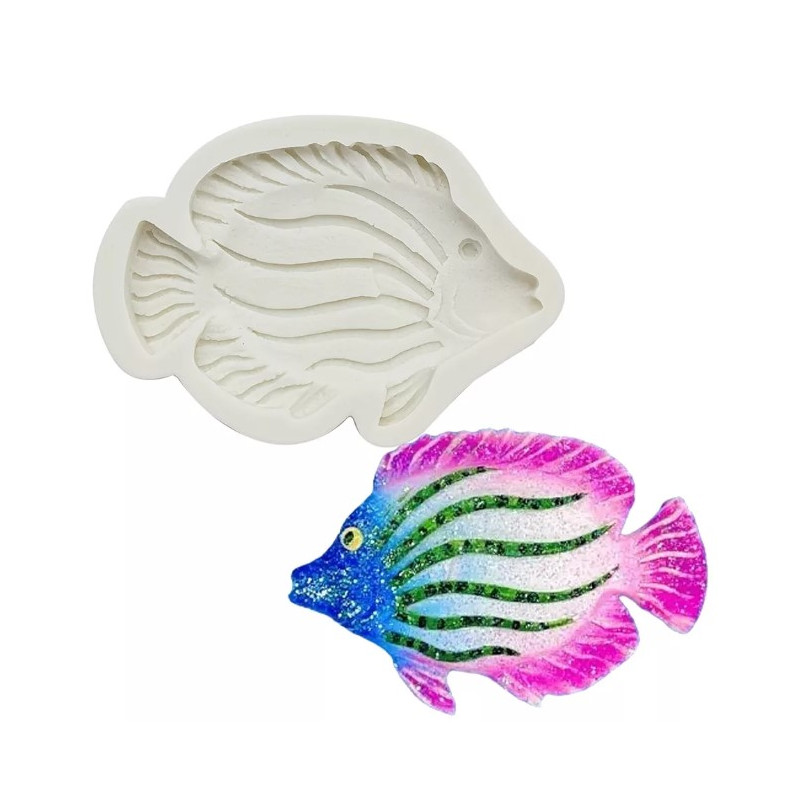 Tropical fish silicone mold