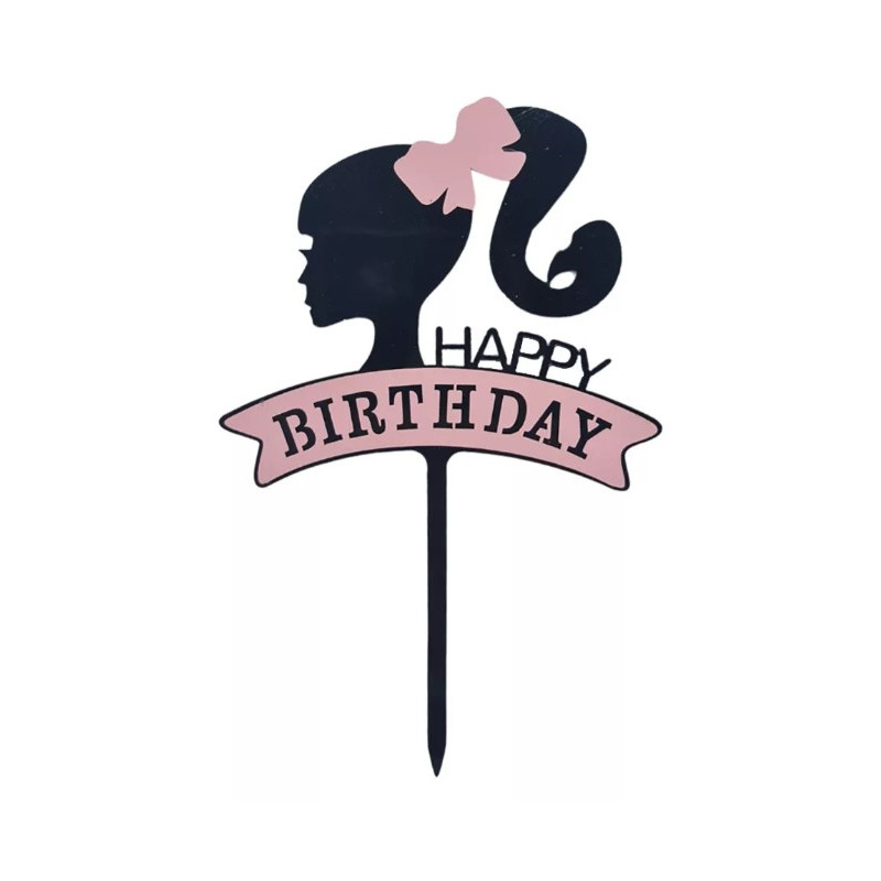 Barbie Happy Birthday Cake Topper