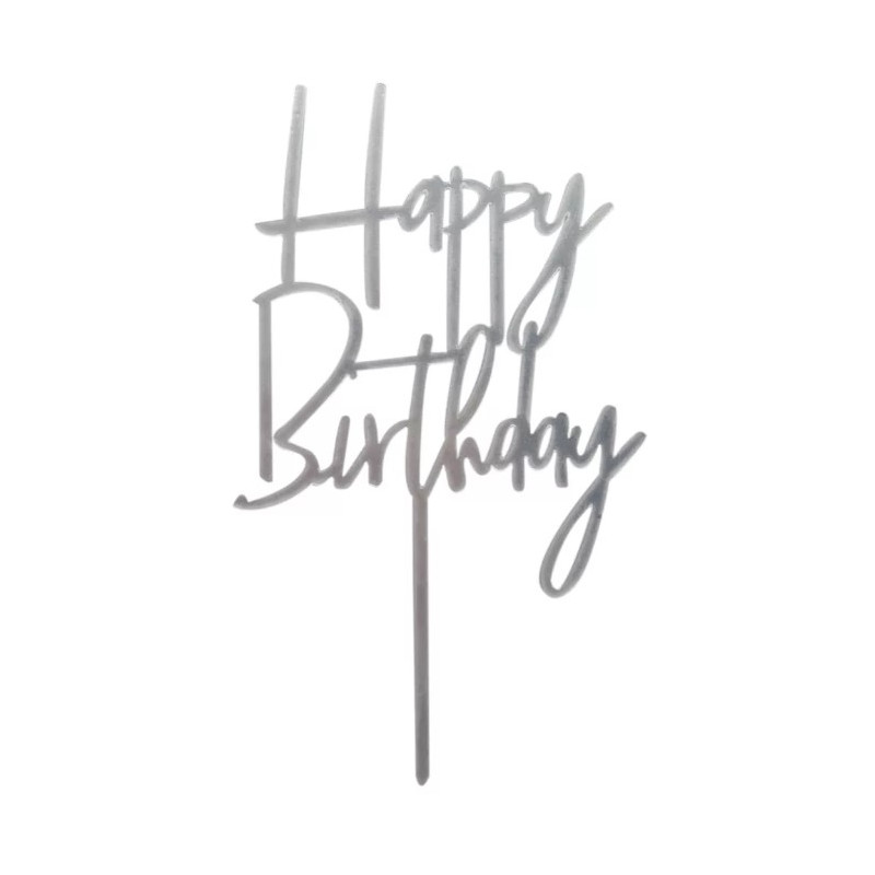 Happy Birthday Ezüst Szülinapi beszúró