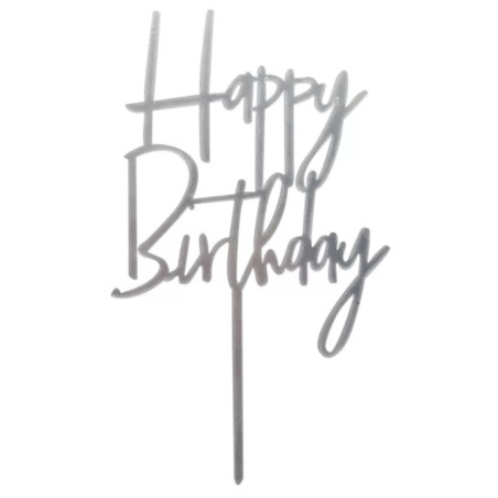 Happy Birthday Ezüst Szülinapi beszúró