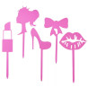 Barbie Happy Birthday Cake Topper set of 5