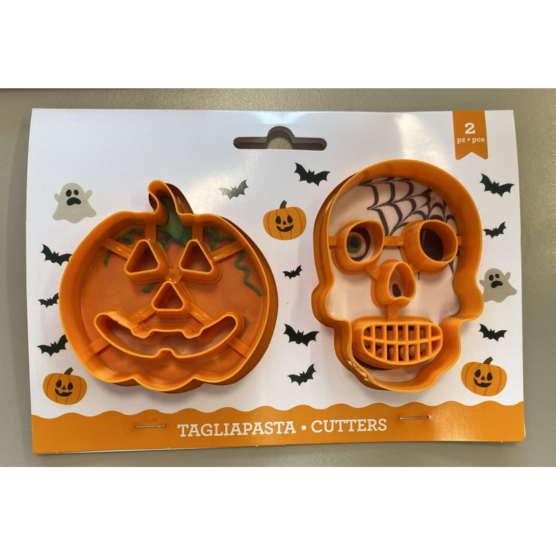 HALLOWEEN tök és koponya kiszúró szett