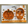 HALLOWEEN tök és koponya kiszúró szett