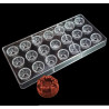 Mini bundt cake polycarbonate chocolate mold