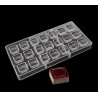 Square bonbon polycarbonate chocolate mold
