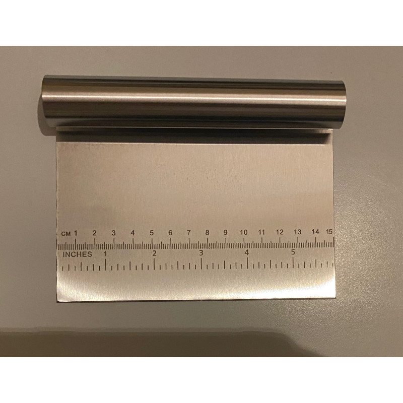 Stainless steel cake smoother