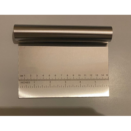 Stainless steel cake smoother