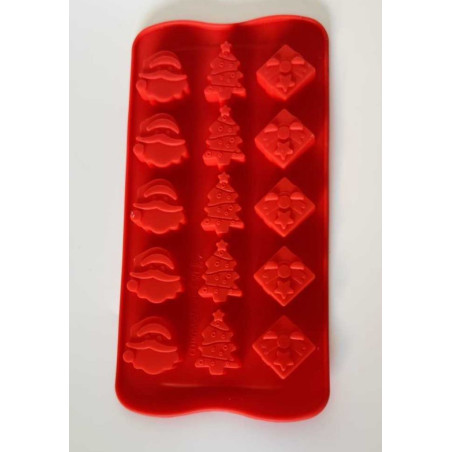Christmas chocolate mold 15-cavities