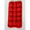 Christmas chocolate mold 15-cavities