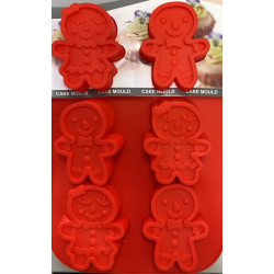 Gingerbread men silicone...