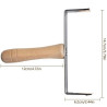 Wooden embossing rolling pin Reindeer Heads