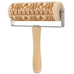Wooden embossing rolling...