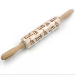 Wooden embossing rolling...