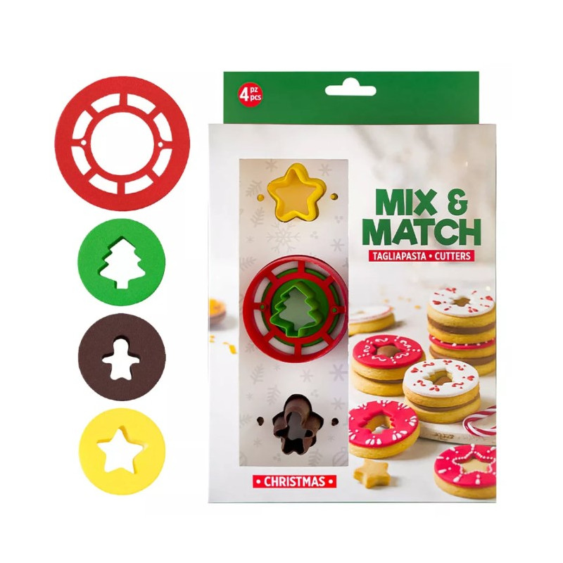 Christmas cookie cutter set of 4