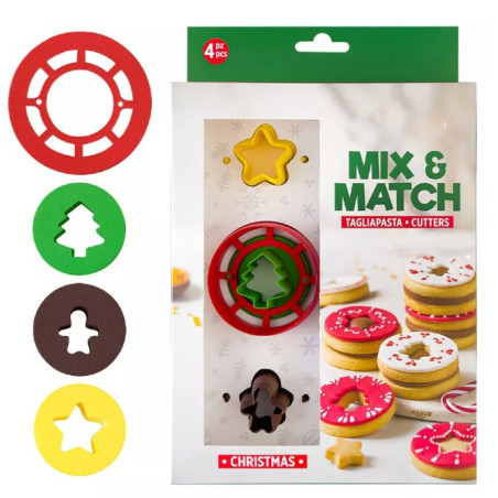 Christmas cookie cutter set of 4