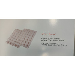 Micro Dome mousse / chocolate silicon mold
