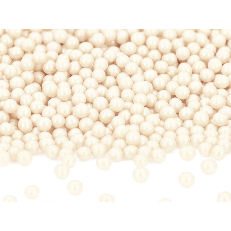 Soft Sugar Pearls white 100g 5mm