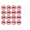 Ages circle Sugar Sheet