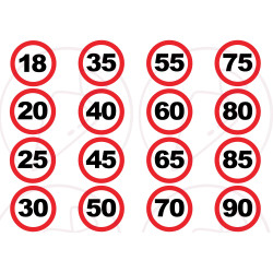 Ages circle Sugar Sheet