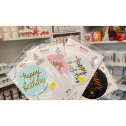 Happy Birthday Round Cake...