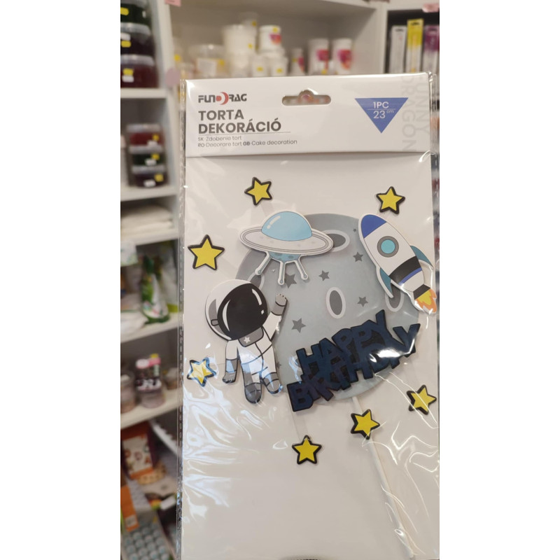 Űrös Boldog szülinapos beszúró szett