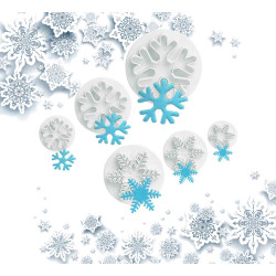 Large Snow Flakes Plunger...