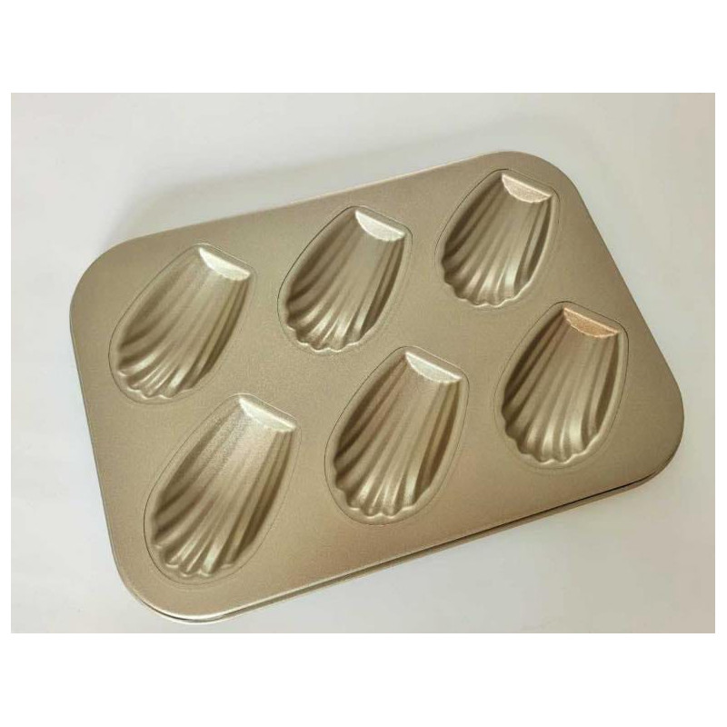 Madeleine baking pan 6 pieces