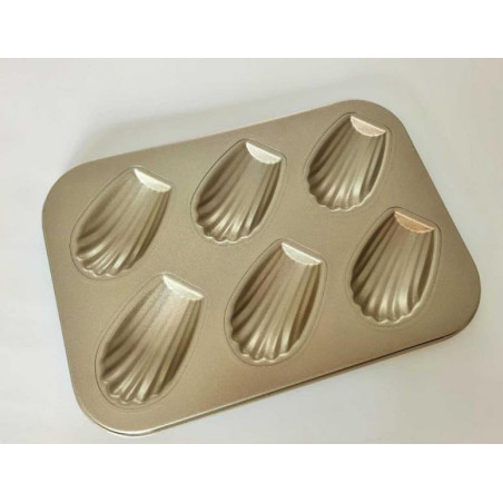 Madeleine baking pan 6 pieces