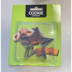 Csillag fém kiszúró szett 5...